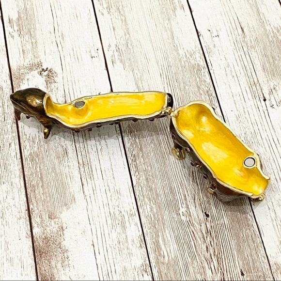 Artform Black Rhino Rhinoceros Enamel Trinket - Picture 6 of 13